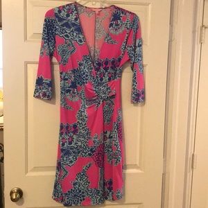 Lilly Pulitzer Faux Wrap Dress